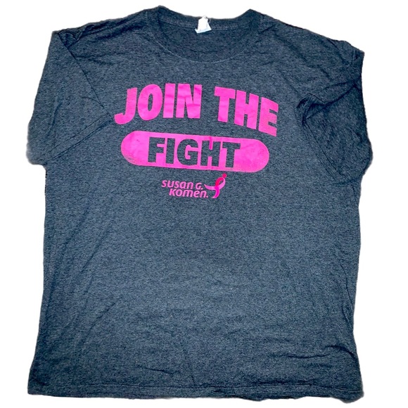 Join the fight- Womens breast cancer t-shirt | XL - Picture 1 of 1